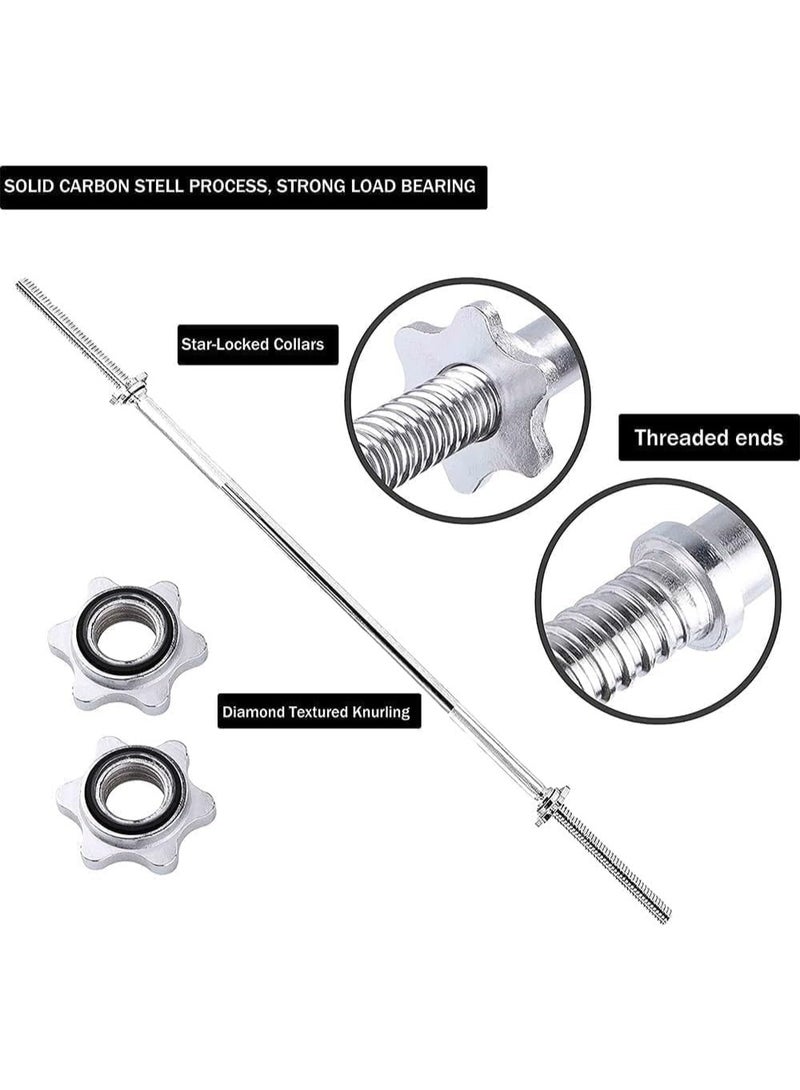 سبورت كيو بار تمارين مستقيممن سبورت كيو® – حديد قوي للأوزان الحرة، متوافق مع أقراص الوزن القياسية، قبضة مانعة للانزلا، مناسب للجيم المنزلي والاحترافي(قطر البار 25مم) - Image 4